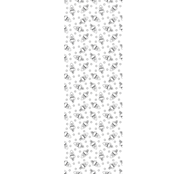 Store enrouleur chambre enfant modèle fusées et étoiles - TenStickers