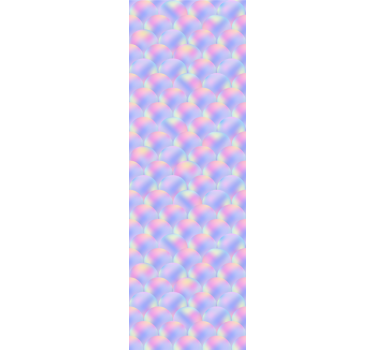 Store enrouleur chambre enfant écailles de sirène multicolores - TenStickers