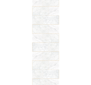 Store enrouleur gris marbre doré et gris - TenStickers