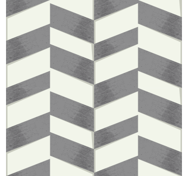 Store enrouleur gris chevrons gris - TenStickers