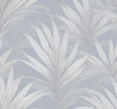 Store enrouleur gris feuilles de palmier - TenStickers