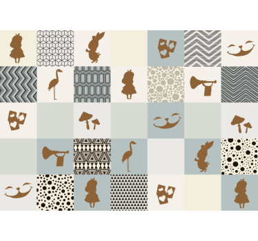 Store enrouleur cuisine alice au pays des merveilles - TenStickers