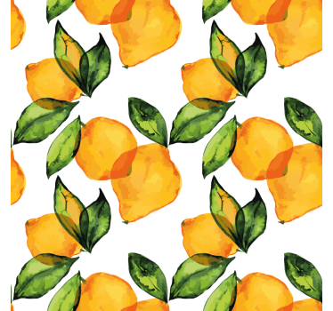 Store enrouleur cuisine style méditerranéen citron - TenStickers