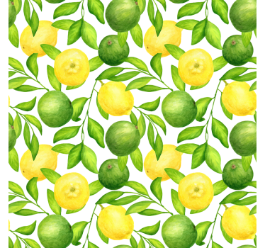Store enrouleur cuisine citrons et limes - TenStickers