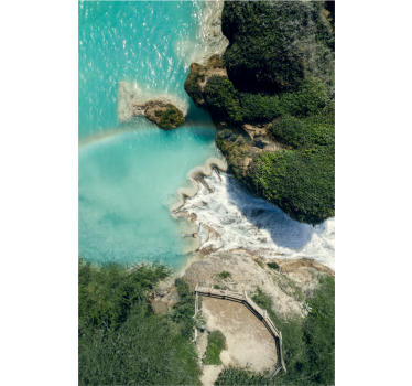 Store enrouleur bureau connexion lac et mer - TenStickers