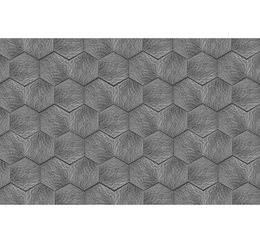 Store enrouleur gris motif panot gaudí - TenStickers