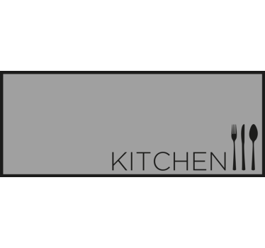 Store enrouleur gris texte de cuisine gris - TenStickers