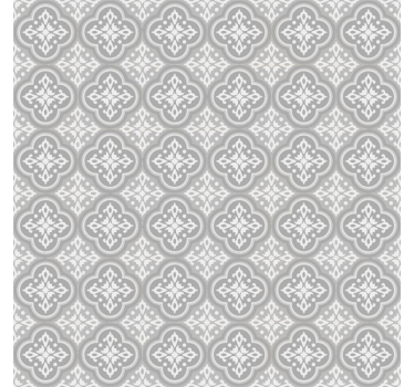 Store enrouleur gris carreaux portugais gris - TenStickers