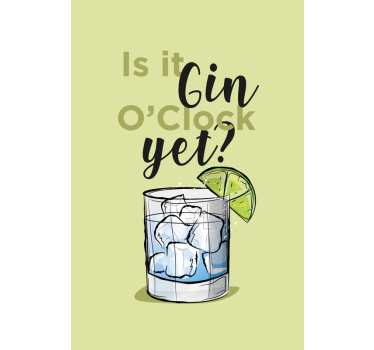 Store enrouleur cuisine heure du gin - TenStickers