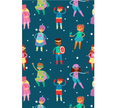 Store enrouleur super-héro modèle de super-héros - TenStickers