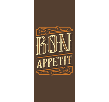 Store enrouleur cuisine typographie élégante de bon appétit - TenStickers