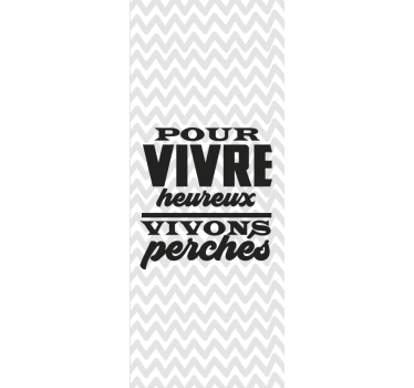 Store balcon Citation drôle sur fond blanc - TenStickers