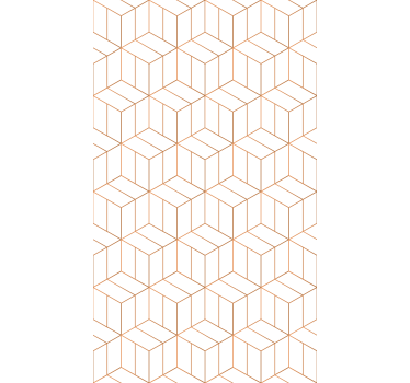 Store enrouleur salon moderne octogones - TenStickers