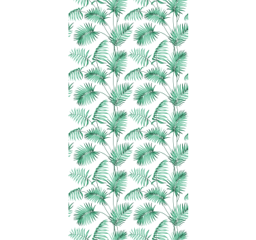 Store enrouleur fleurs et de plantes feuillage luxuriant - TenStickers