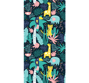 Store pour enfants style animaux dans la nature - TenStickers