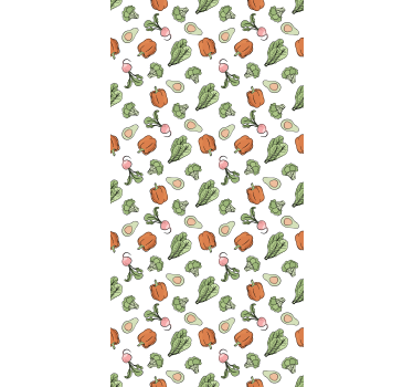 Store enrouleur cuisine mélange de légumes vibrants - TenStickers