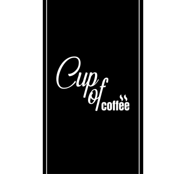 Store enrouleur cuisine tasse de café - TenStickers