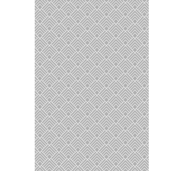 Store enrouleur cuisine nordique lignes zigzag gris - TenStickers