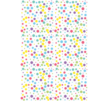 Store moderne à pois coloré - TenStickers