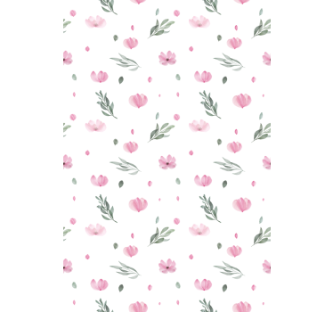 Store enrouleur cuisine thème floral délicat - TenStickers