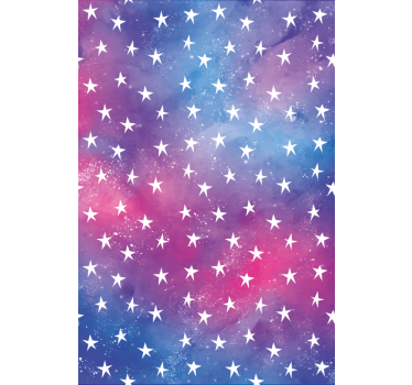 Store enrouleur chambre enfant motif de ciel étoilé - TenStickers