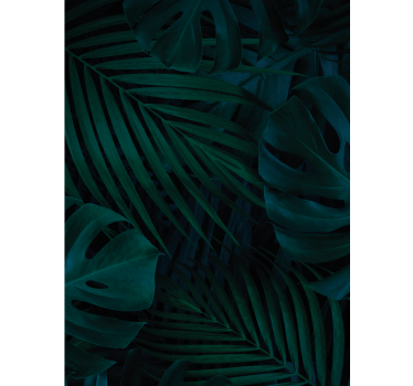 Store enrouleur fleurs et plantes feuillages forestiers - TenStickers