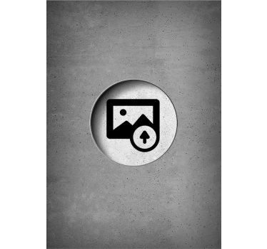 Store enrouleur salon imitation béton image personnalisée - TenStickers