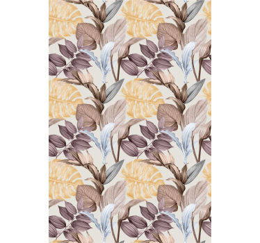 Store enrouleur floral motif plantes tropicales XXL - TenStickers
