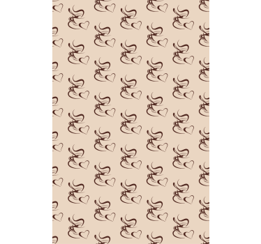 Store enrouleur cuisine motif tasses de café - TenStickers