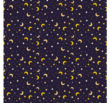 Store enrouleur chambre enfant motif nuit étoilée - TenStickers