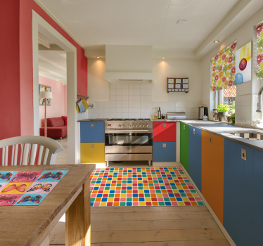 Store enrouleur cuisine motif de tranche d'agrumes - TenStickers