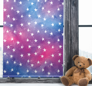 Store enrouleur chambre enfant motif de ciel étoilé - TenStickers