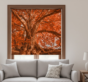 Store enrouleur bureau arbre d'automne magnifique - TenStickers