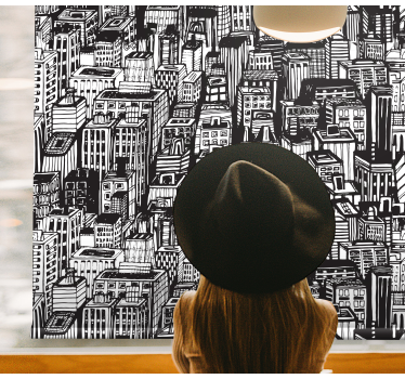 Store enrouleur carte du monde vue panoramique - TenStickers