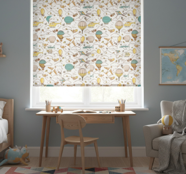 Store enrouleur chambre enfant assorti de véhicules - TenStickers