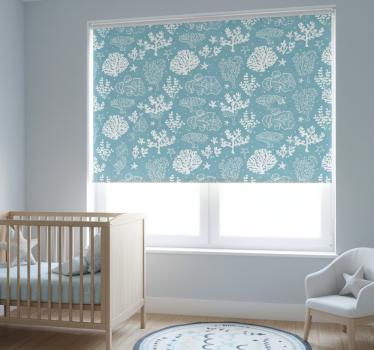 Store enrouleur chambre enfant monde sous-marin - TenStickers