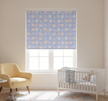 Store enrouleur chambre enfant personnages de poules - TenStickers