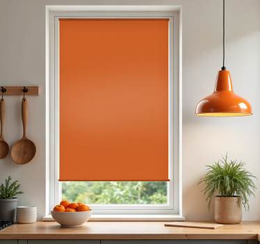 Store enrouleur cuisine monochrome agrumes orange - TenStickers