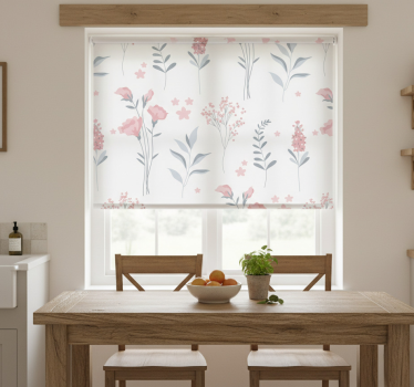 Store enrouleur cuisine fleurs de cerisier roses - TenStickers