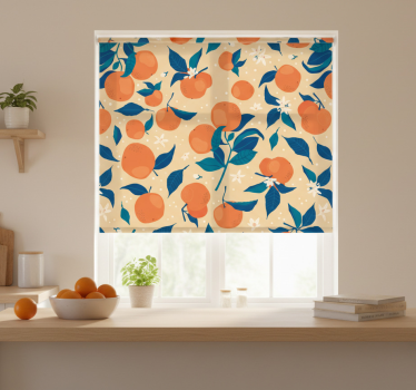 Store enrouleur cuisine fleurs d'oranger - TenStickers