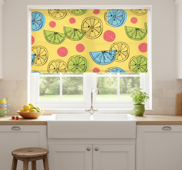Store enrouleur cuisine fruits d'agrumes - TenStickers