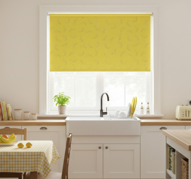 Store enrouleur cuisine jaunes pantone - TenStickers