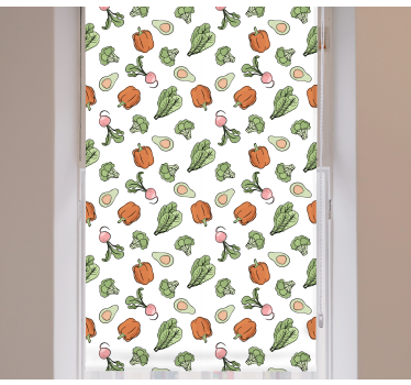 Store enrouleur cuisine mélange de légumes vibrants - TenStickers