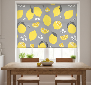 Store enrouleur cuisine motif agrumes - TenStickers