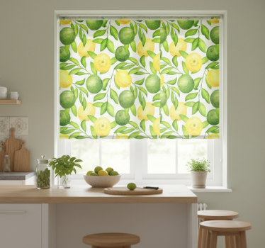 Store enrouleur cuisine motif agrumes - TenStickers