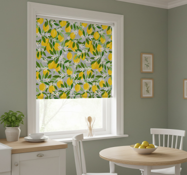 Store enrouleur cuisine motif arbre à citron - TenStickers
