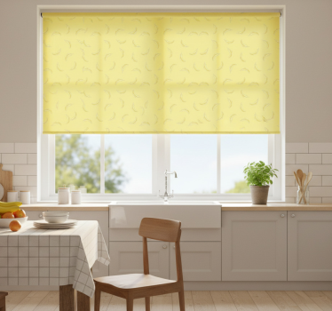 Store enrouleur cuisine motif banane - TenStickers