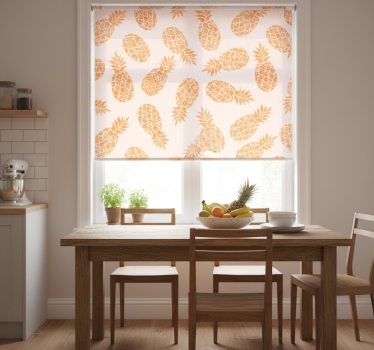 Store enrouleur cuisine motif fruits tropicaux - TenStickers