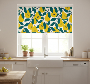 Store enrouleur cuisine motif pairs - TenStickers