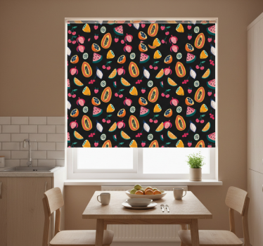 Store enrouleur cuisine motifs fruités - TenStickers